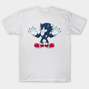 Sonic the werehog in Cuphead style T-Shirt